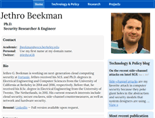Tablet Screenshot of jbeekman.nl